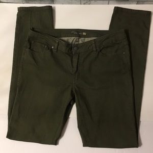 PrAna Green Organic Straight leg jeans. Size 12